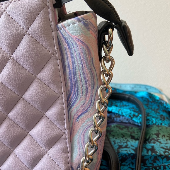 Betsey Johnson Lavender Quilted Crossbody Bag - Picture 4 of 10